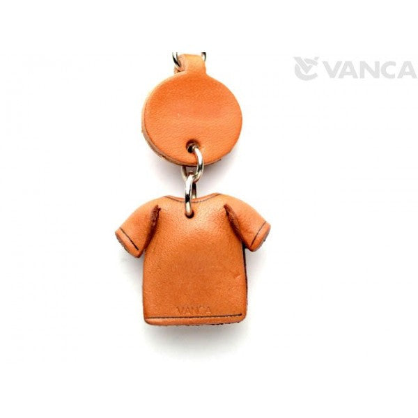 R(Red) Japanese Leather Keychains T-shirt