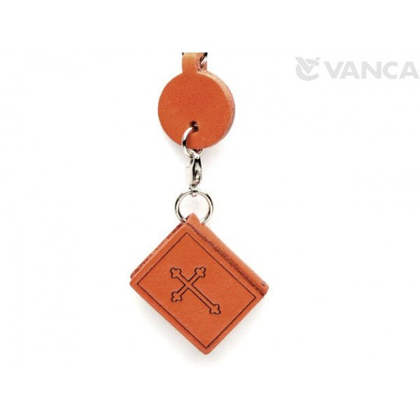 The Bible Leather Keychain