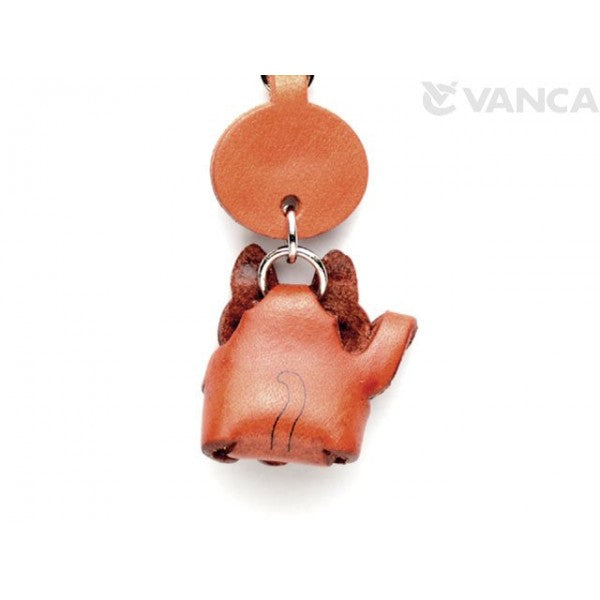 Lucky Cat/Manekineko Leather Keychain