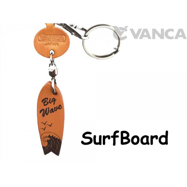 Surfboard Japanese Leather Keychains Goods