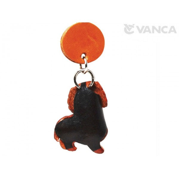 Bernese Mountain Dog Leather Dog Keychain