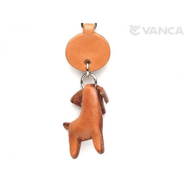 Jack Russell Terrier Leather Dog Keychain