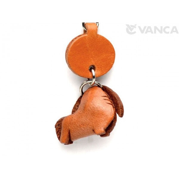 Japanese Chin Leather Dog Keychain
