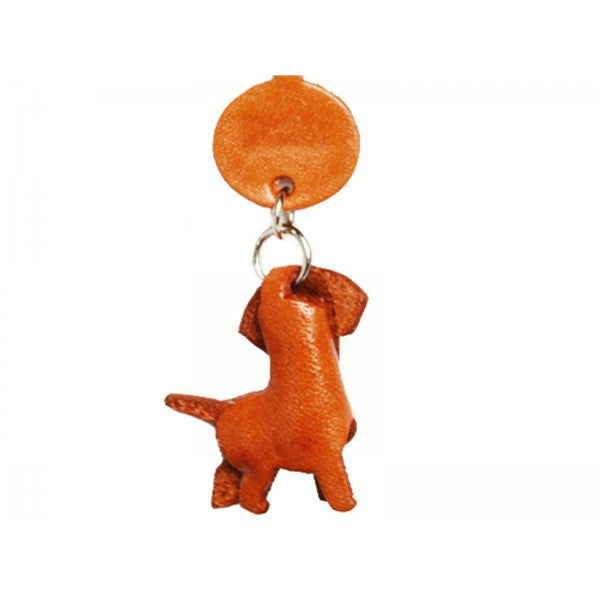 Labrador Retriever Leather Dog Keychain