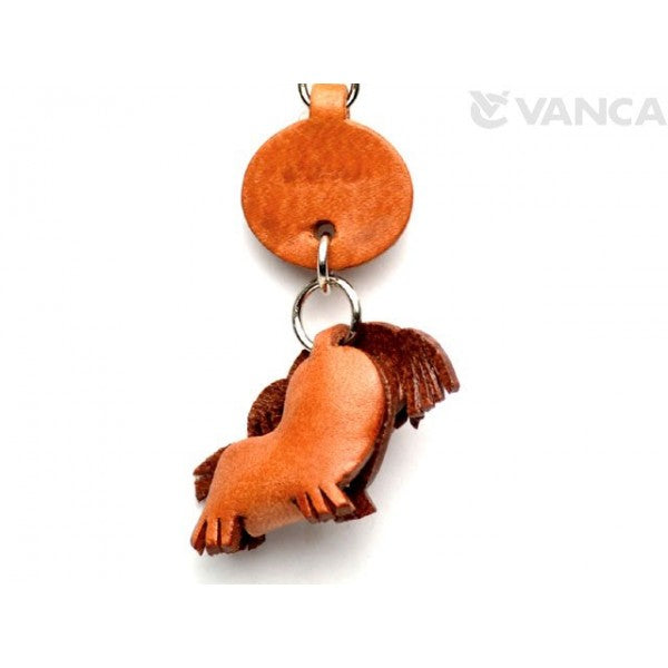Maltese Japanese Leather Dog Keychain