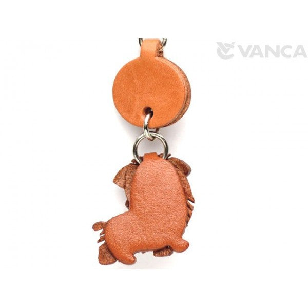 Norfolk Terrier Leather Dog Keychain