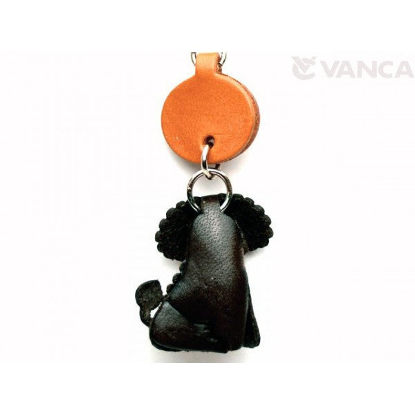Portuguese Water Dog Leather Dog Keychain