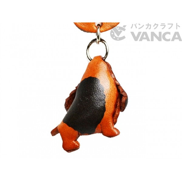 English Cocker Spaniel Leather Dog Keychain