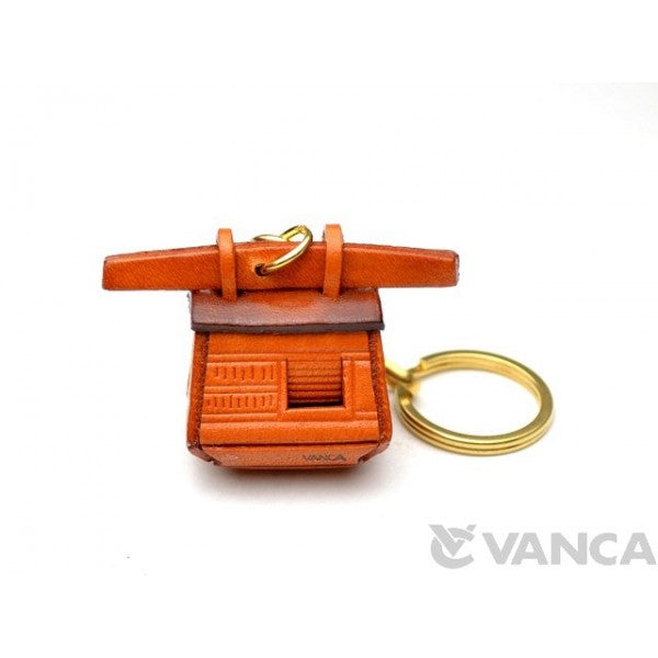 Japanese Palanquin Leather Keychain(L)