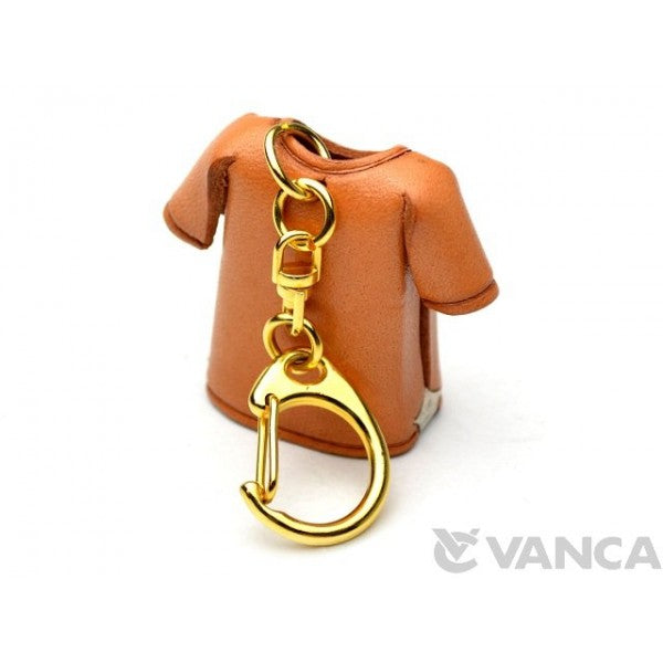 F-1 T-shirt Leather Keychain