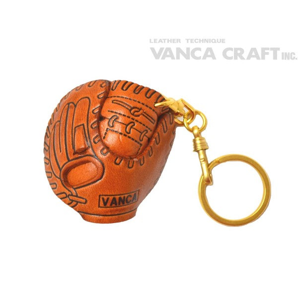 Catcher's mitt Leather Keychain(L)