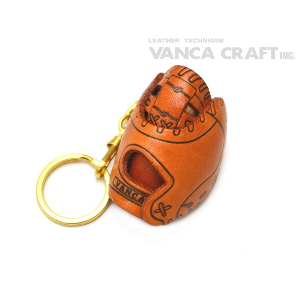 First mitt/lefty Leather Keychain(L)