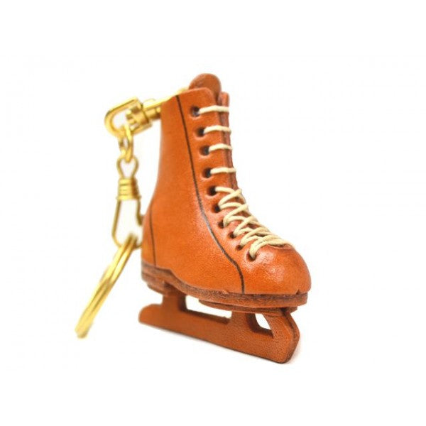 Figure Skating Shoe Leather Keychain(L)