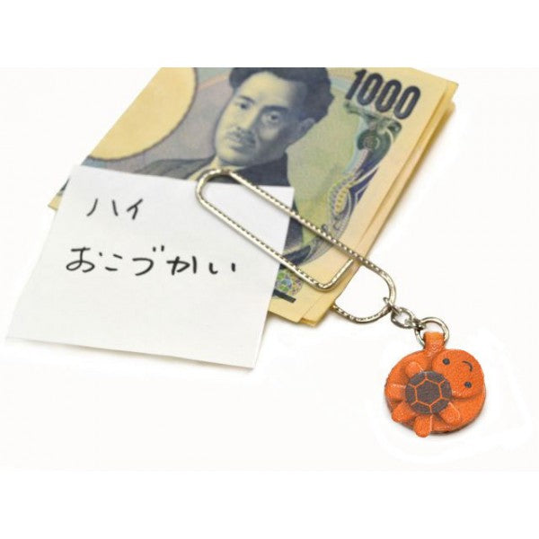 Turtle Animal Leather Charm/Paper Clip