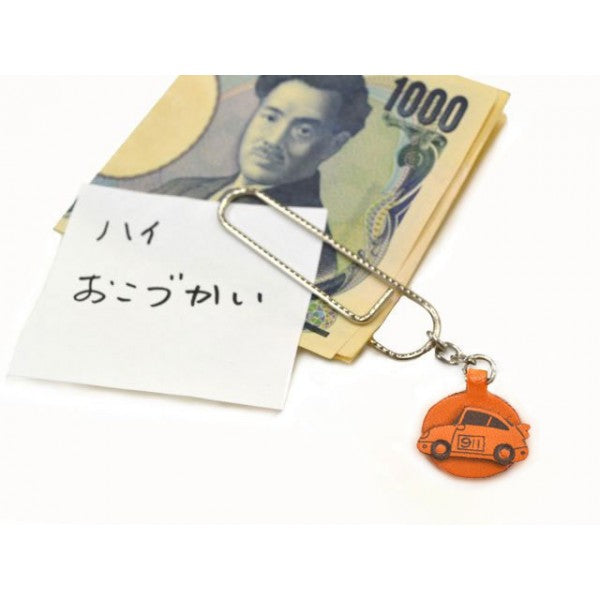 Sports car Leather Charm/Paper Clip