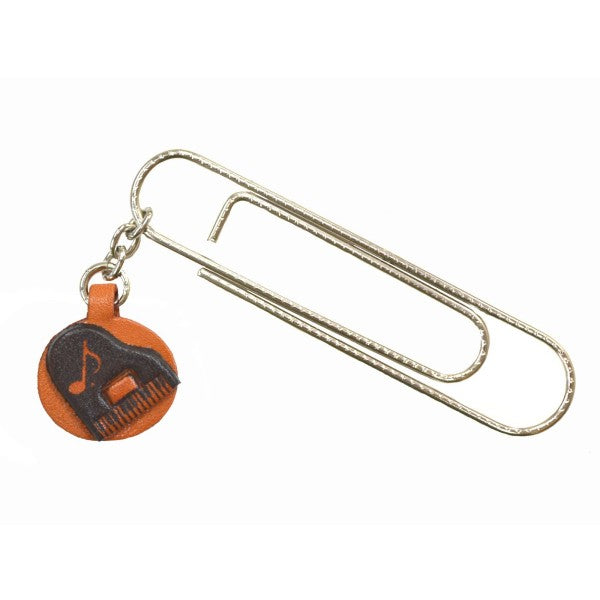 Piano Leather Charm/Paper Clip