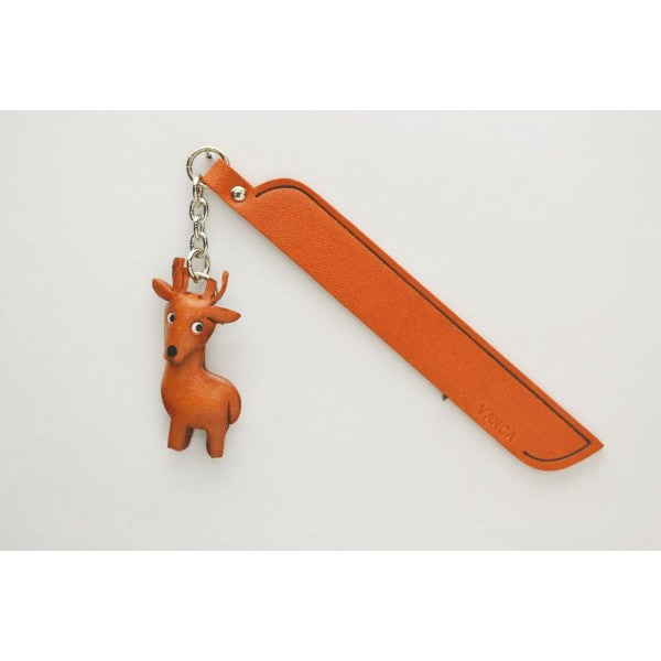 Deer Leather Charm Bookmarker