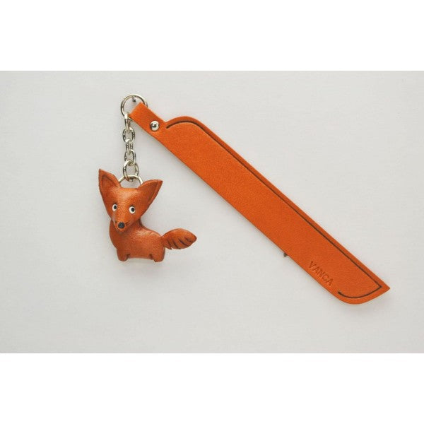 Fox Leather Charm Bookmarker