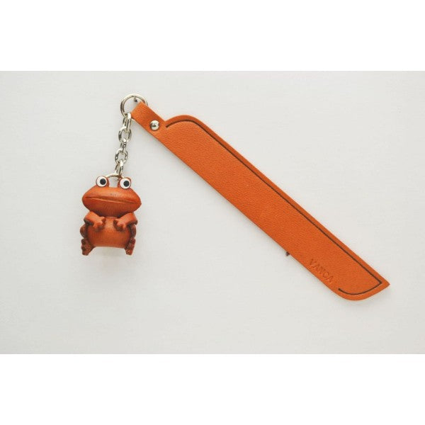 Frog Leather Charm Bookmarker