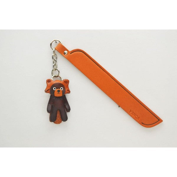 Lesser panda Leather Charm Bookmarker