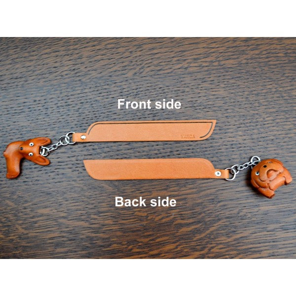 Panda Leather Charm Bookmarker
