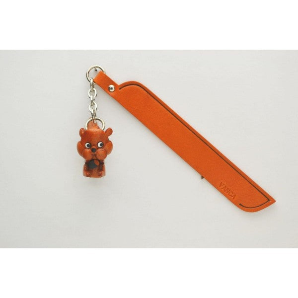 Squirrel Leather Charm Bookmarker