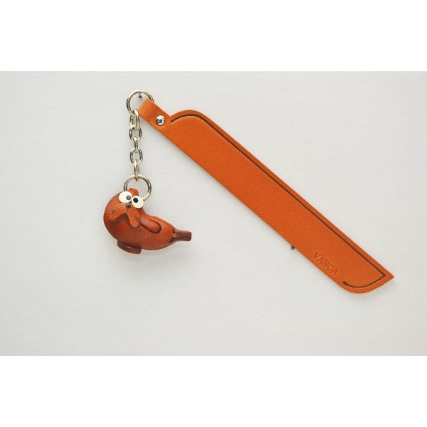 Seal Leather Charm Bookmarker