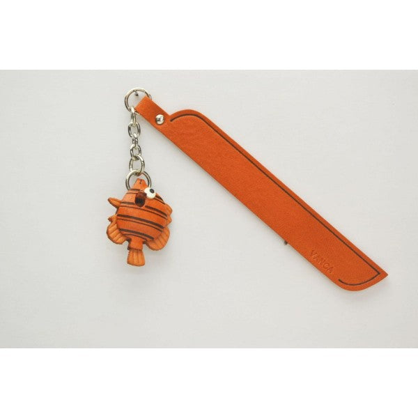 Toropical Fish Leather Charm Bookmarker