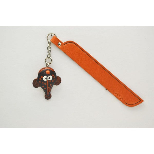 Angler fish Leather Charm Bookmarker