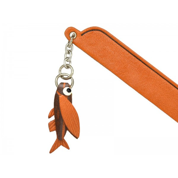 Flying fish Leather Charm Bookmarker
