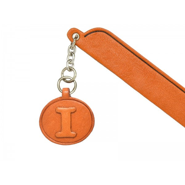 I Leather Alphabet Charm Bookmarker