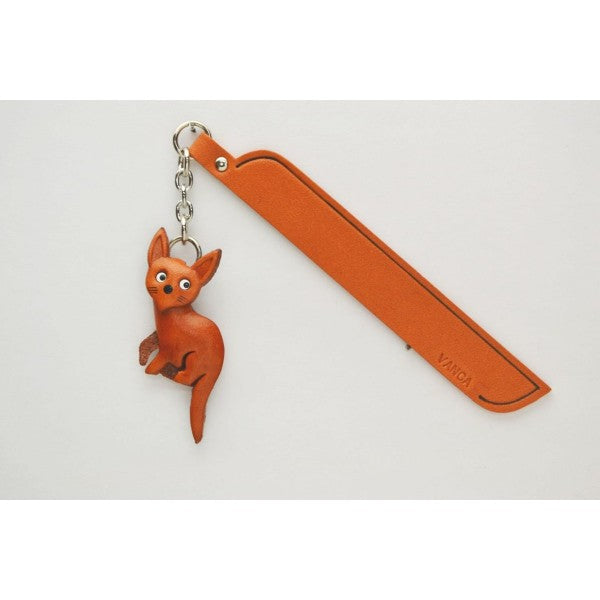 Russian blue Leather Charm Bookmarker