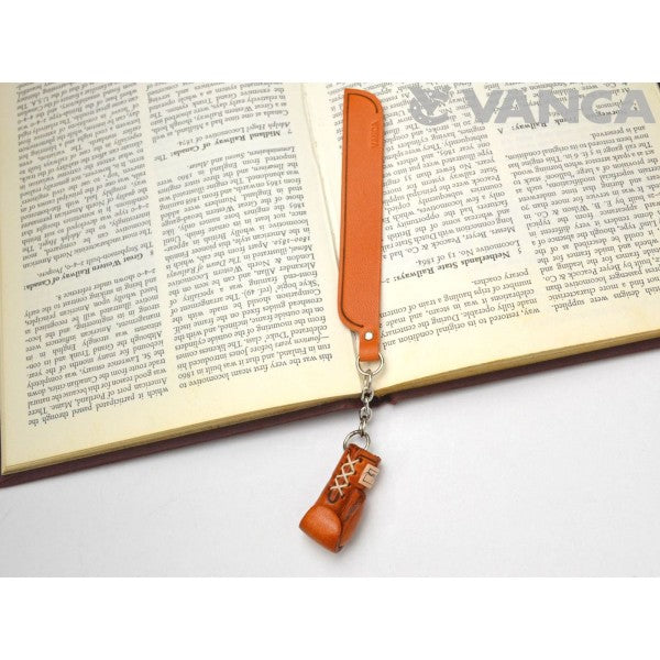 Boxing glove Leather Charm Bookmarker