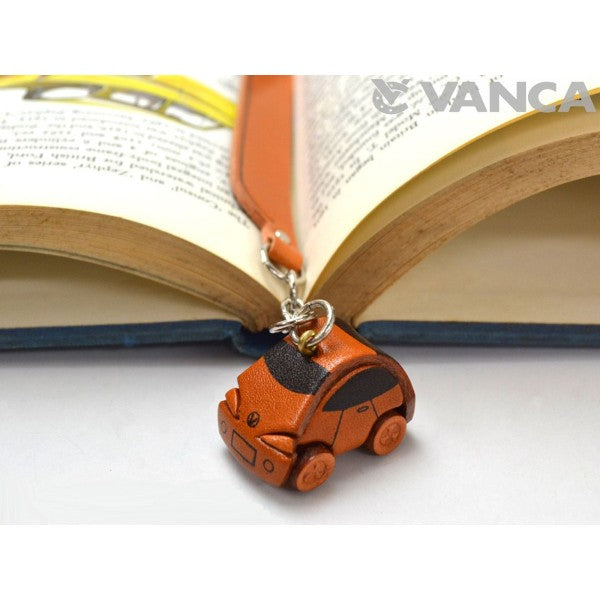 Minicar Leather Charm Bookmarker