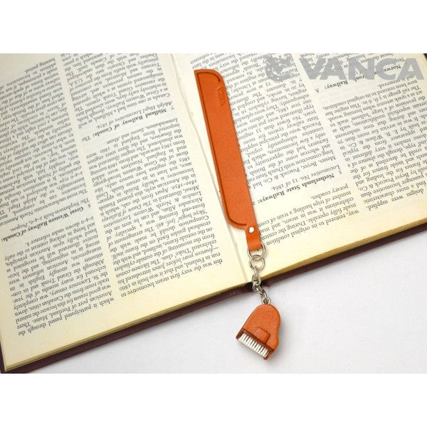 Piano Leather Charm Bookmarker