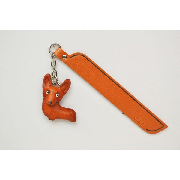 Welsh corgi Leather dog Charm Bookmarker
