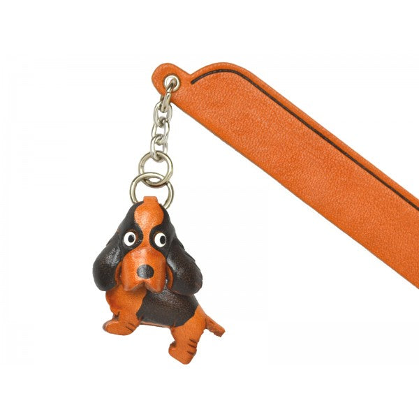 English cocker spaniel Leather dog Charm Bookmarker