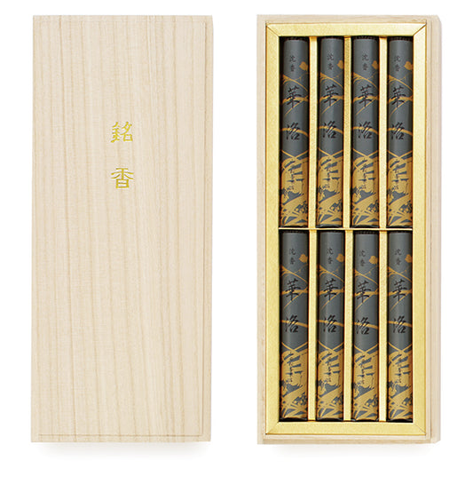 Incense Agarwood 8 bundles Karaku for gifts Yamadamatsu Kogi Store JAPAN made