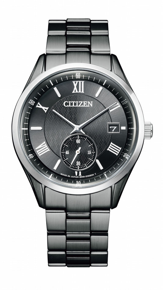 CITIZEN BV1125-97H Unused Eco Drive Sapphire glass gray SS Men Wrist watch JAPAN