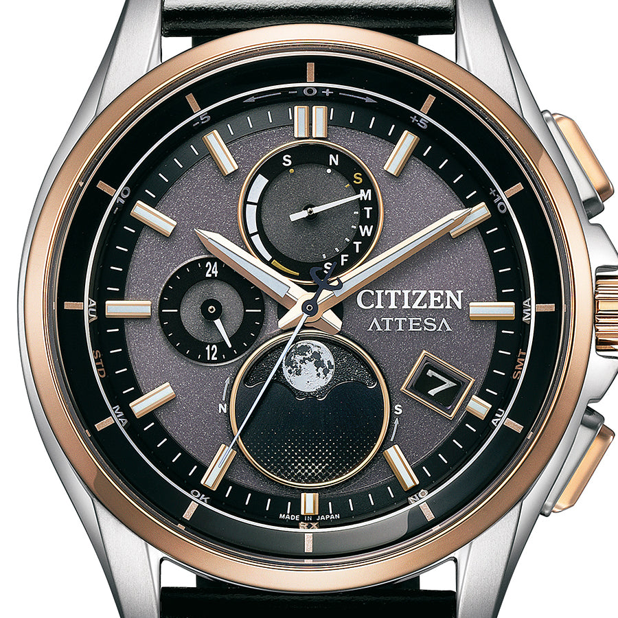 CITIZEN BY1004-17X Unused ATTESA Eco Drive Sapphire glass Black Men Wrist Watch