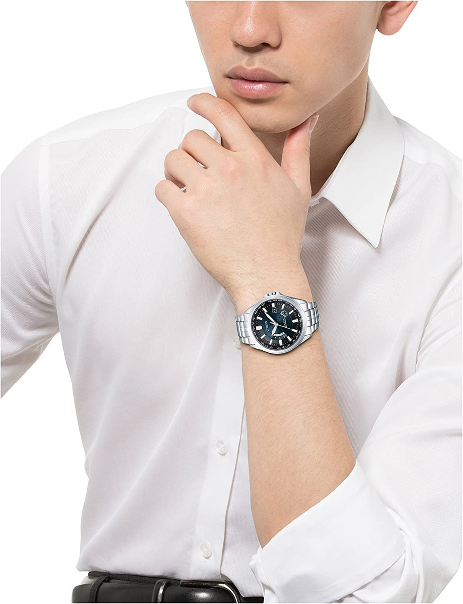 CITIZEN CB0011-69L Wrist watch Eco Drive Black SS Analog Men Unused