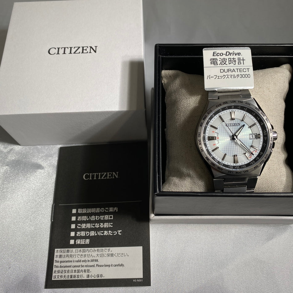 CITIZEN CB0210-54A Wrist watch ATTESA Eco Drive Silver Super Titanium Men Unused