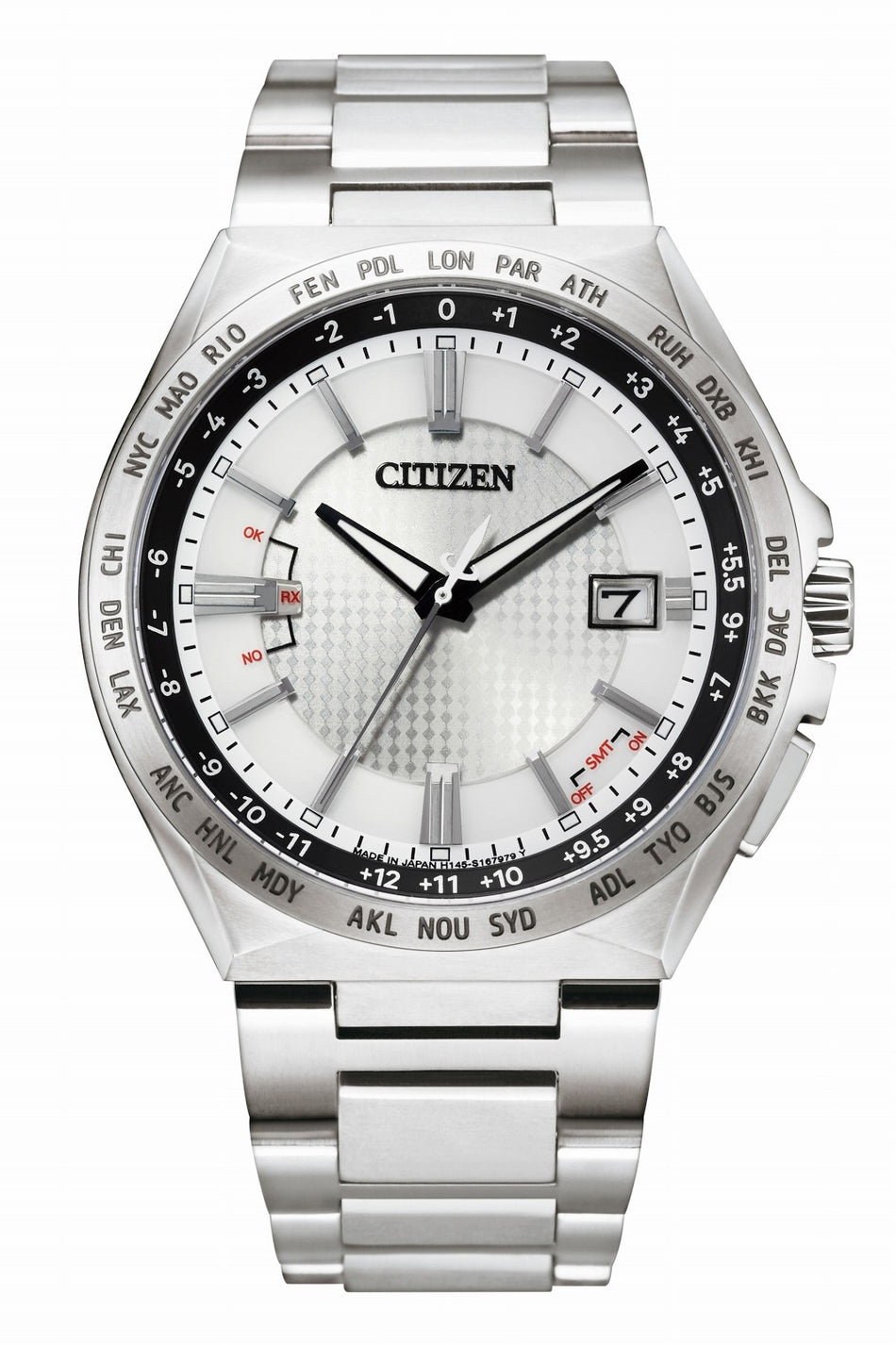 CITIZEN CB0210-54A Wrist watch ATTESA Eco Drive Silver Super Titanium Men Unused