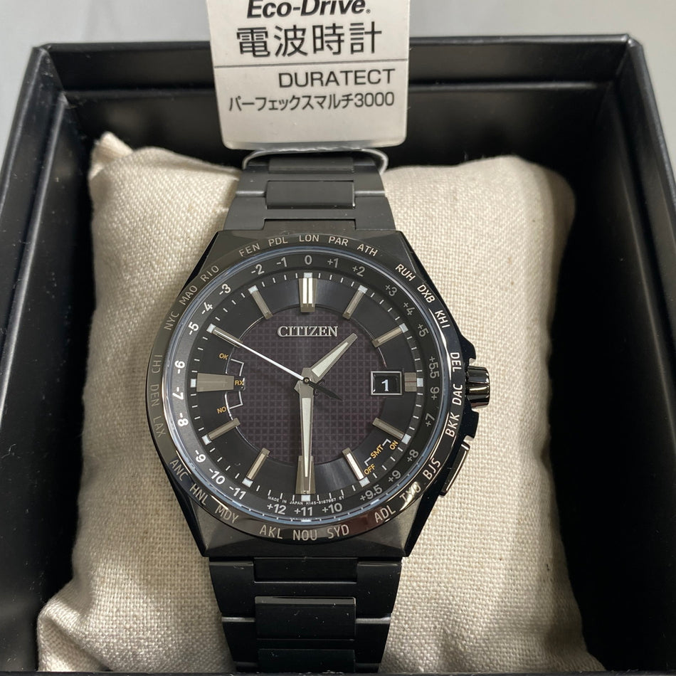 CITIZEN CB0215-51E Wrist watch ATTESA ACTLINE Eco Drive Black Men Unused