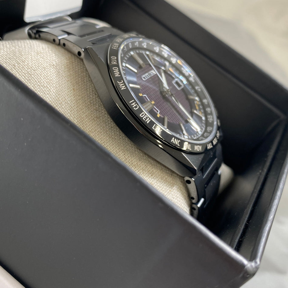 CITIZEN CB0215-51E Wrist watch ATTESA ACTLINE Eco Drive Black Men Unused