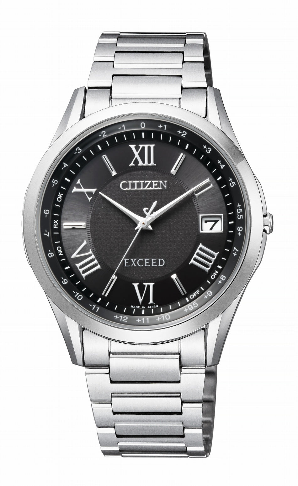 CITIZEN CB1110-61E Wrist watch EXCEED Eco Drive Black Super Titanium Men Unused