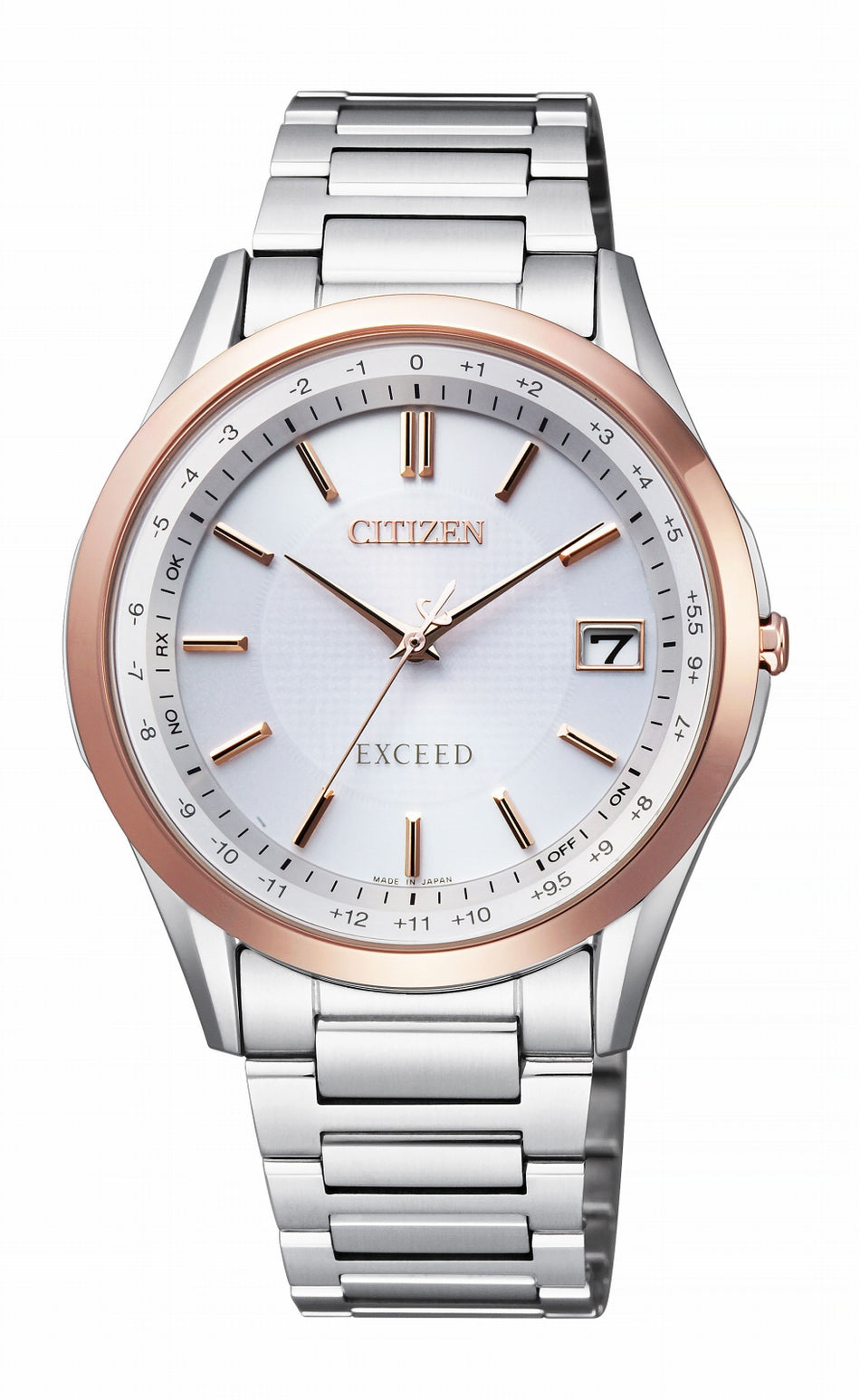 CITIZEN CB1114-52A Wrist watch EXCEED Eco Drive Silver Super Titanium Men Unused
