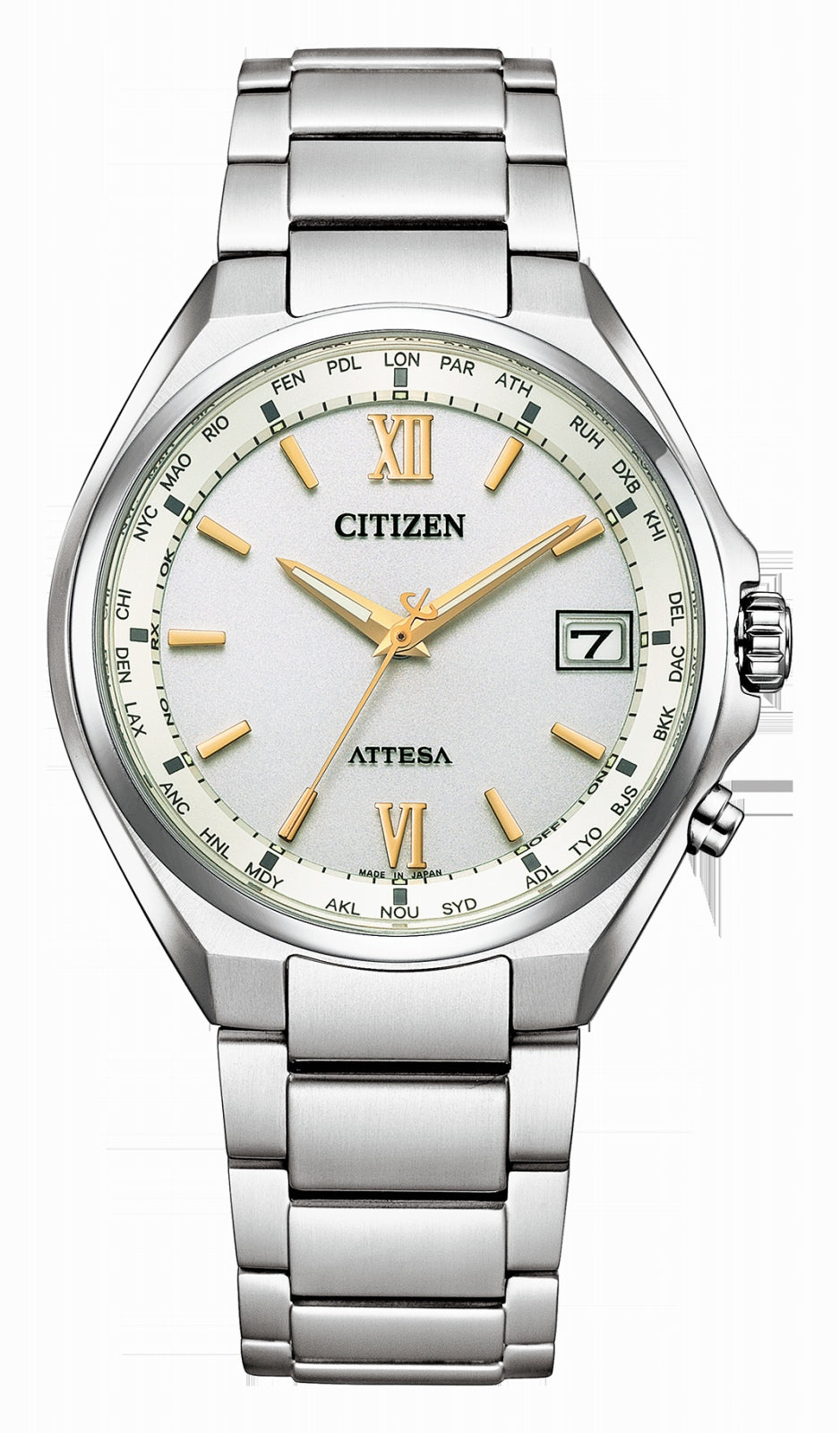 CITIZEN CB1120-50C Wrist watch ATTESA Eco Drive Silver Super Titanium Men Unused