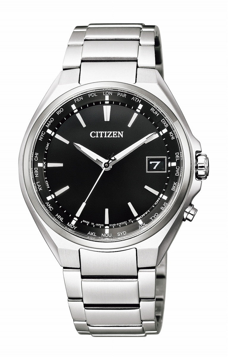 CITIZEN CB1120-50E Wrist watch ATTESA Eco Drive Black Super Titanium Men Unused
