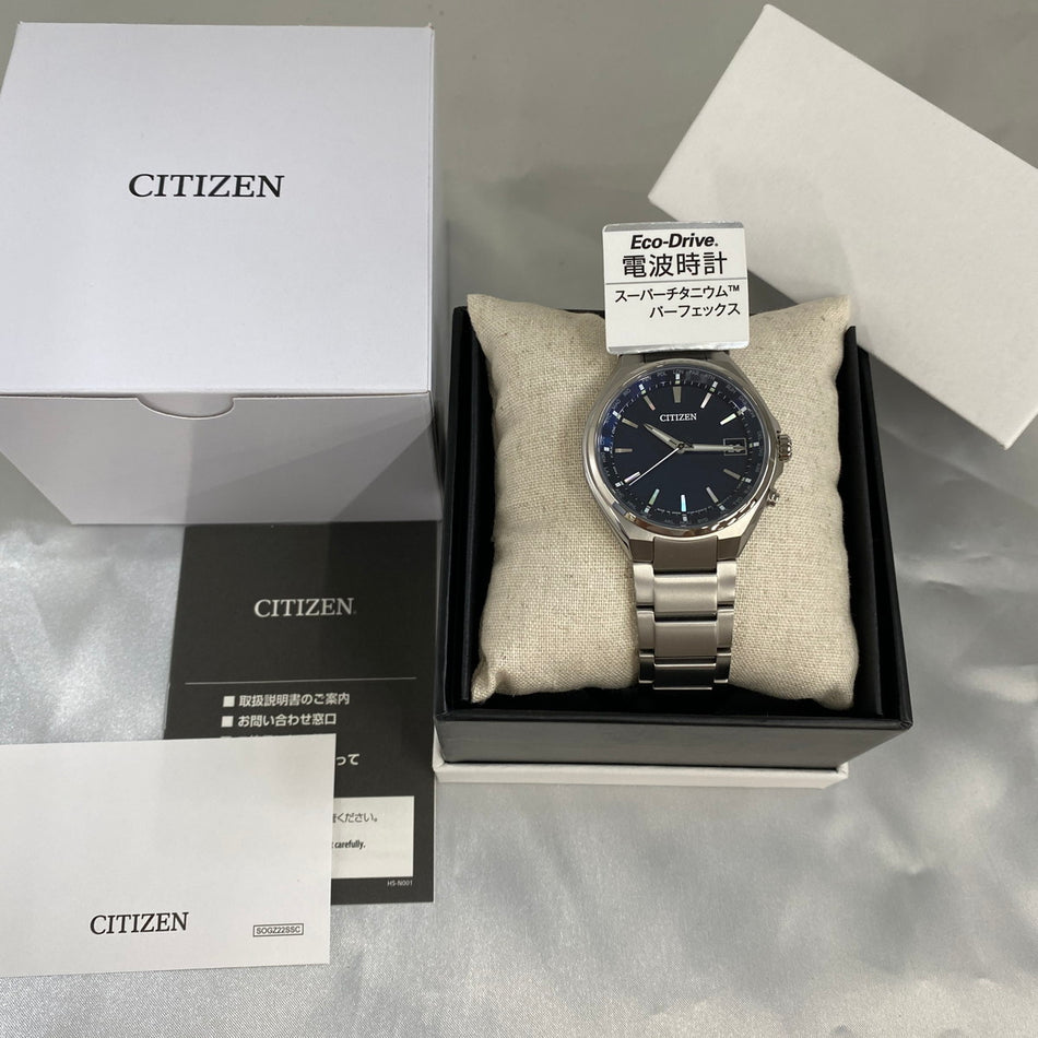 CITIZEN CB1120-50L Wrist watch ATTESA Eco Drive Blue Super Titanium Men Unused